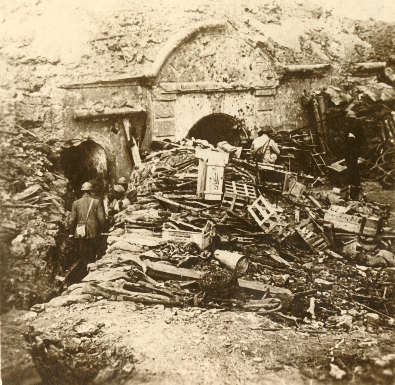 Fort von Souville, Verdun, Nordfrankreich, ca. 1914-1918 von Unbekannt