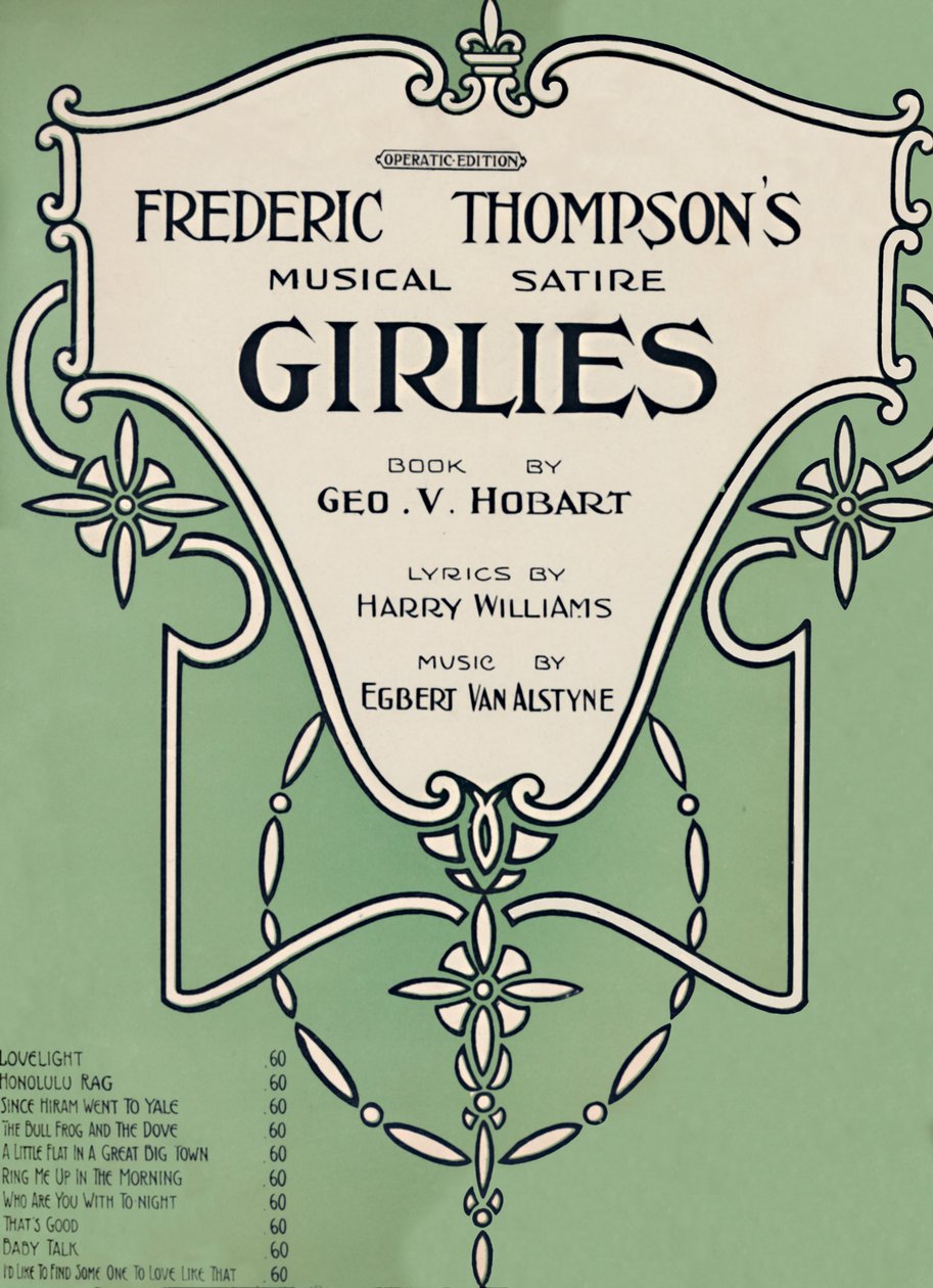 Frederic Thompsons musikalische Satire Girlies von Unbekannt