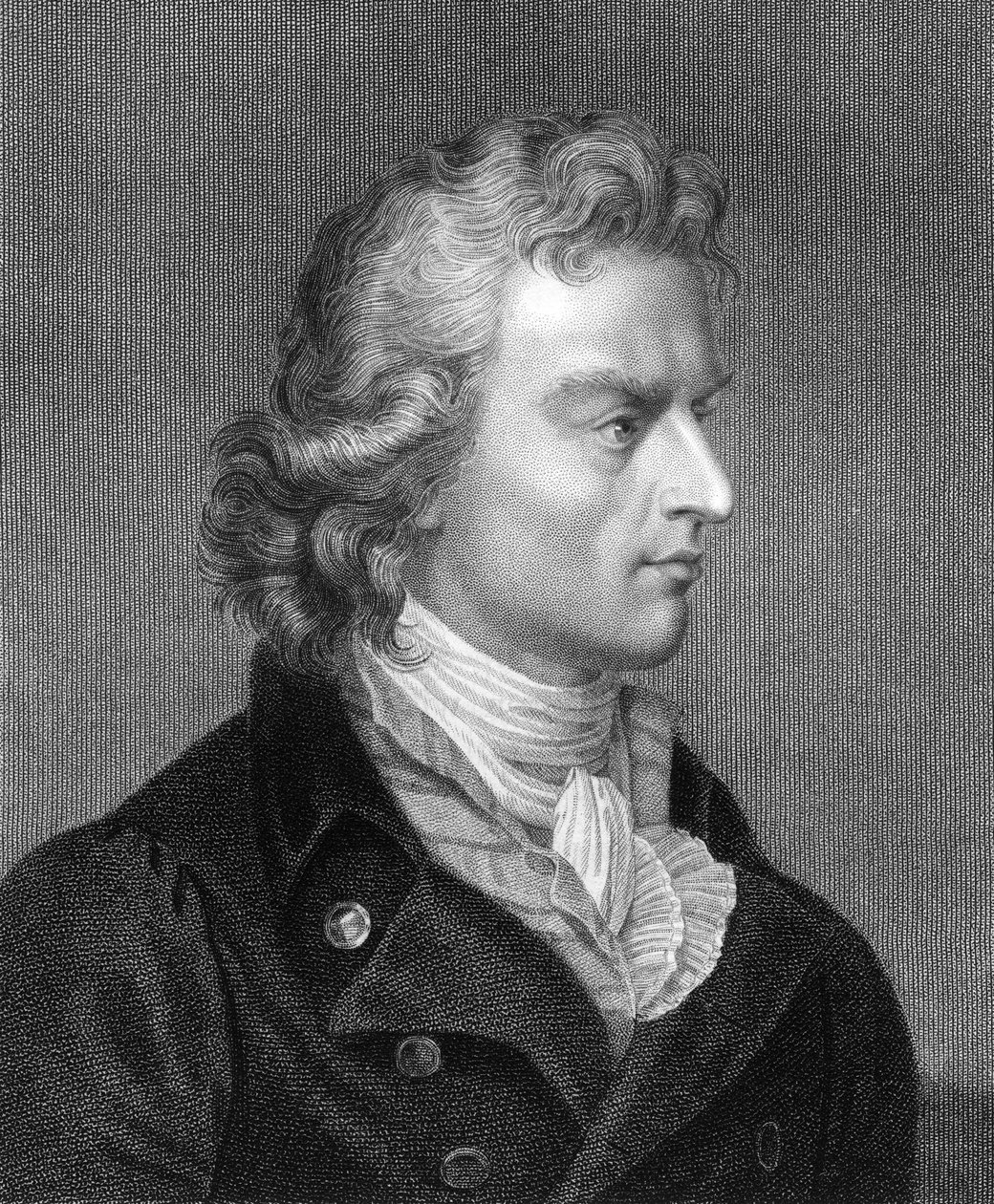 Friedrich Schiller, deutscher Dichter, Philosoph, Historiker und Dramatiker, 1836 von Unbekannt