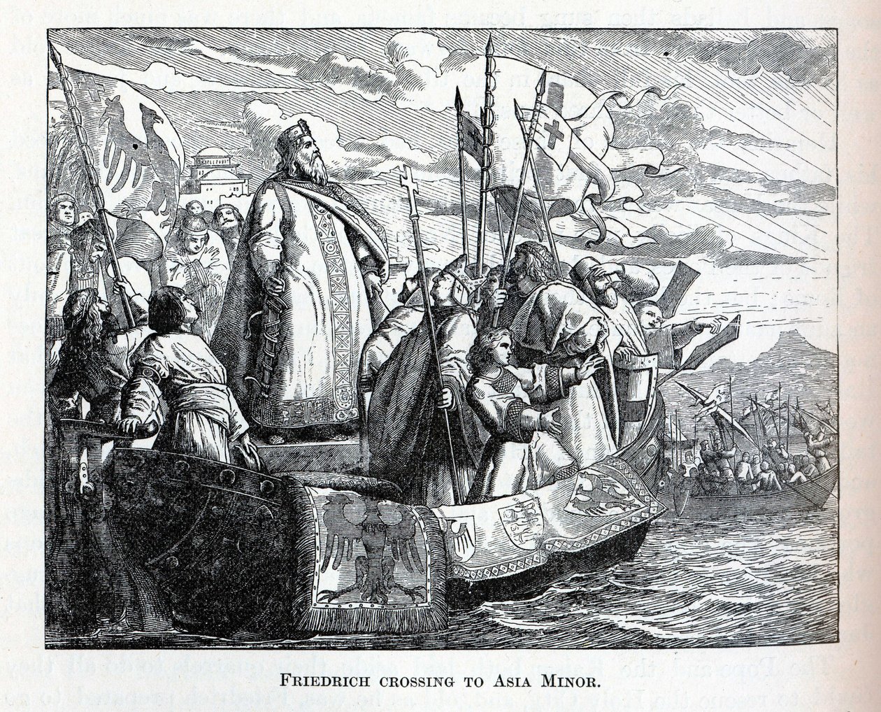 Friedrich überquert nach Kleinasien, 1882 von Unbekannt