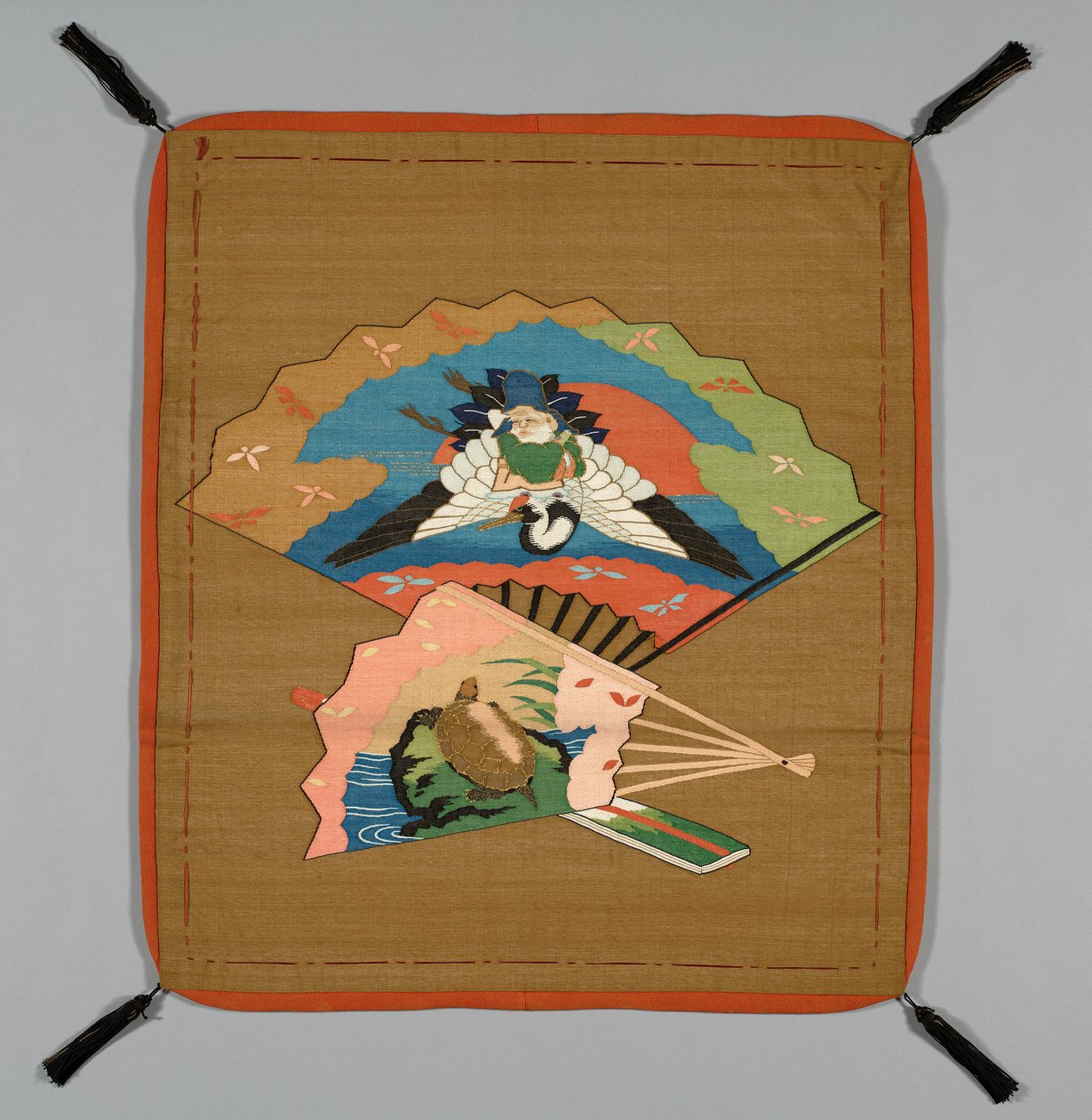 Fukusa-Geschenkverpackung, Japan, späte Edo-Periode 1789-1868 Meiji-Periode 1868-1912, 19. Jahrhundert von Unbekannt