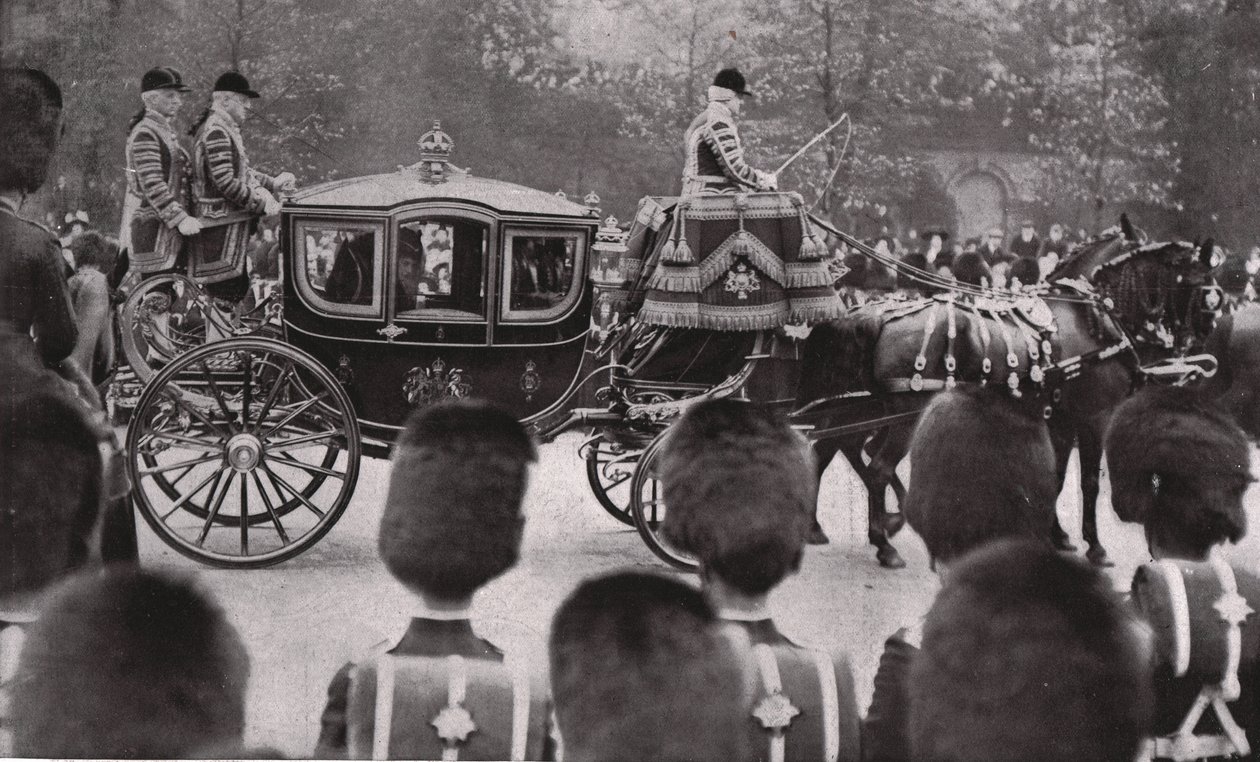 Trauerzug von König Edward VII., London, 20. Mai 1910 von Unbekannt