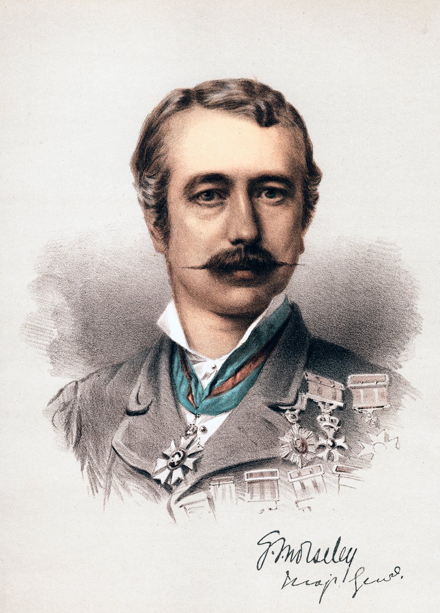 Garnet Joseph Wolseley, Viscount Wolseley, irisch-britischer Soldat, um 1880 von Unbekannt