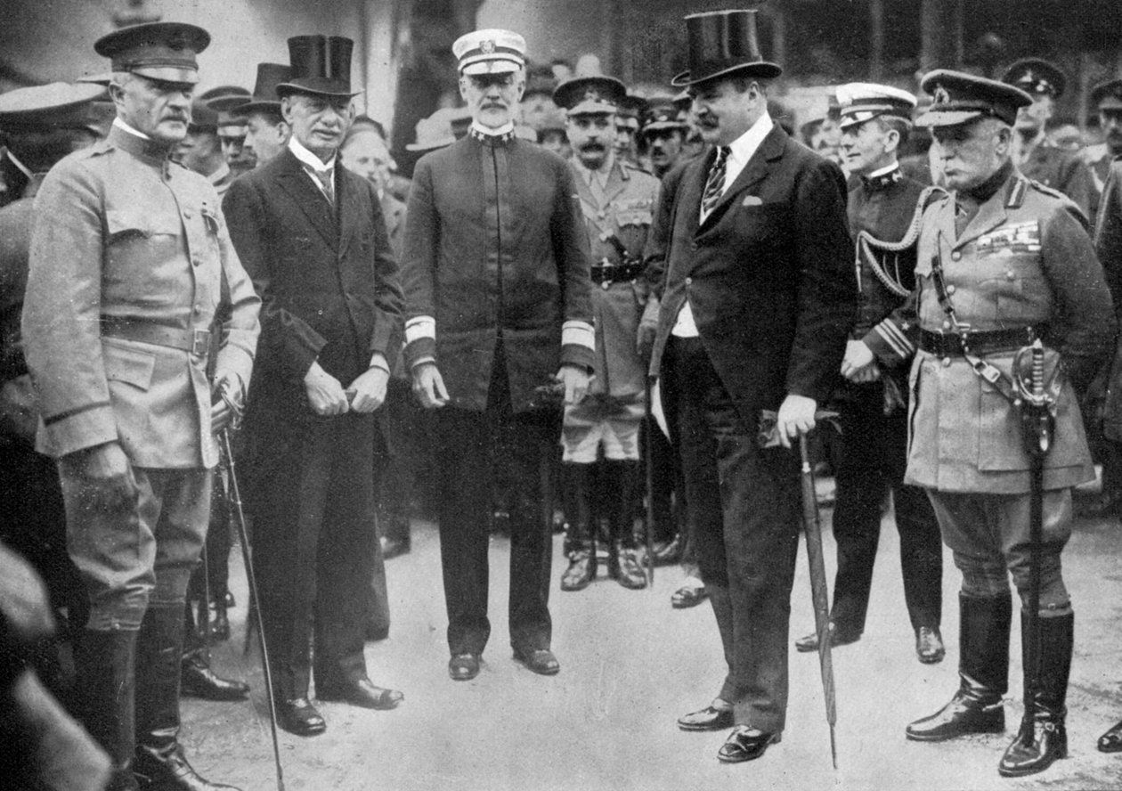 General Pershing kommt in Liverpool an, 8. Juni 1917, ca. 1920 von Unbekannt