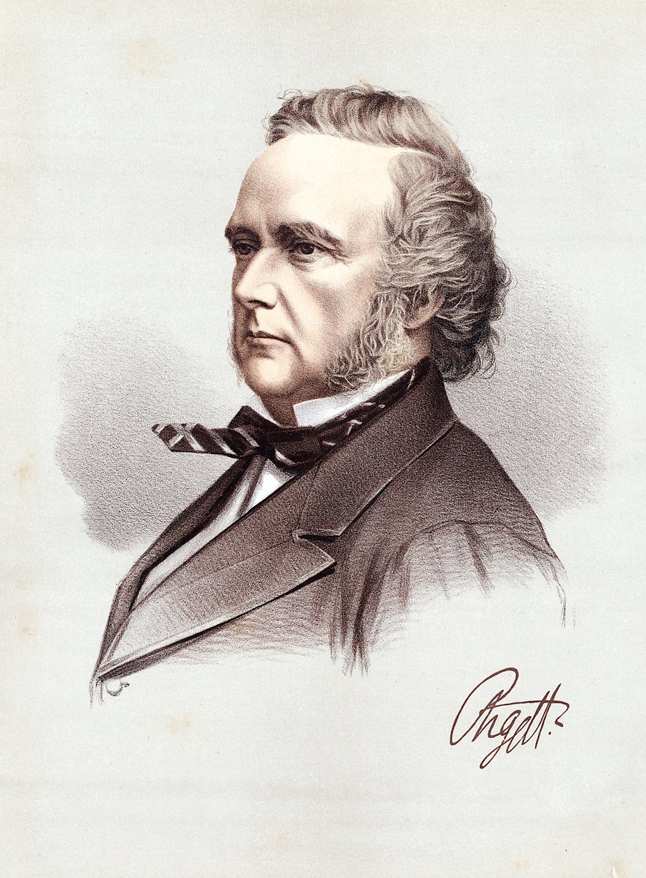 George Douglas Campbell, 8. Herzog von Argyll, schottischer Whig-Politiker und Wissenschaftler, ca. 1880 von Unbekannt