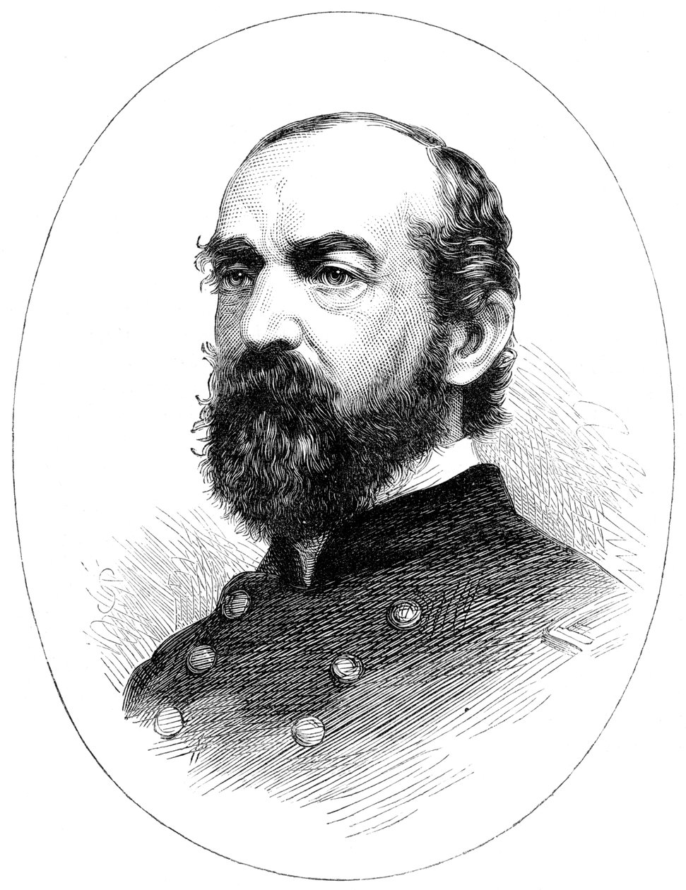 George Meade, Unionsgeneral des amerikanischen Bürgerkriegs, ca. 1880 von Unbekannt