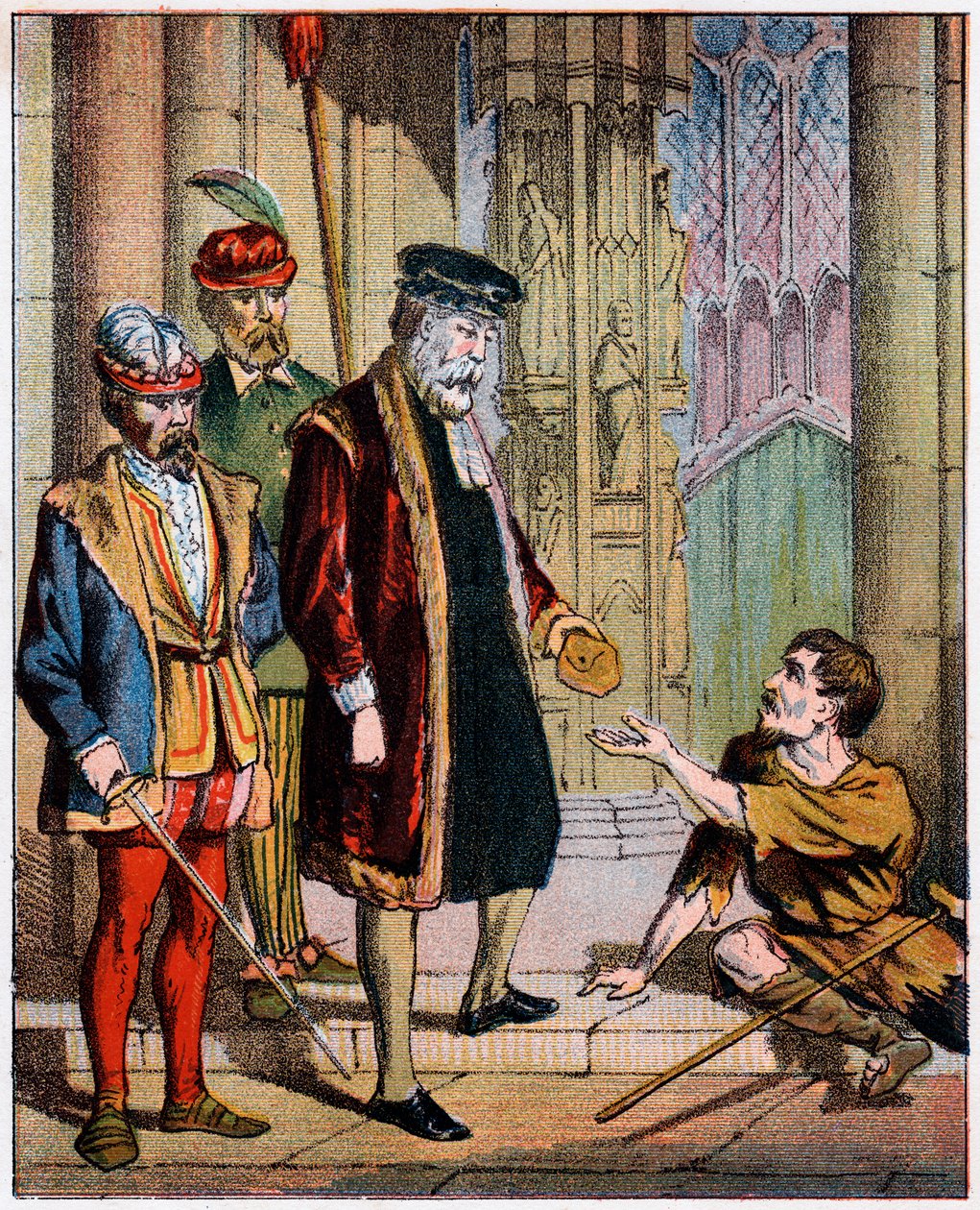George Wishart, schottischer Reformator und Märtyrer des 16. Jahrhunderts, Mitte des 19. Jahrhunderts von Unbekannt