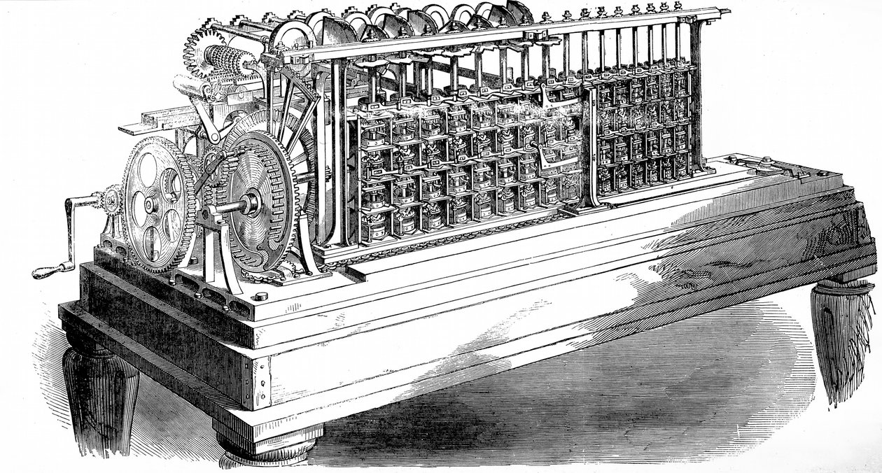 Rechenmaschine von George und Edward Scheutz von Unbekannt
