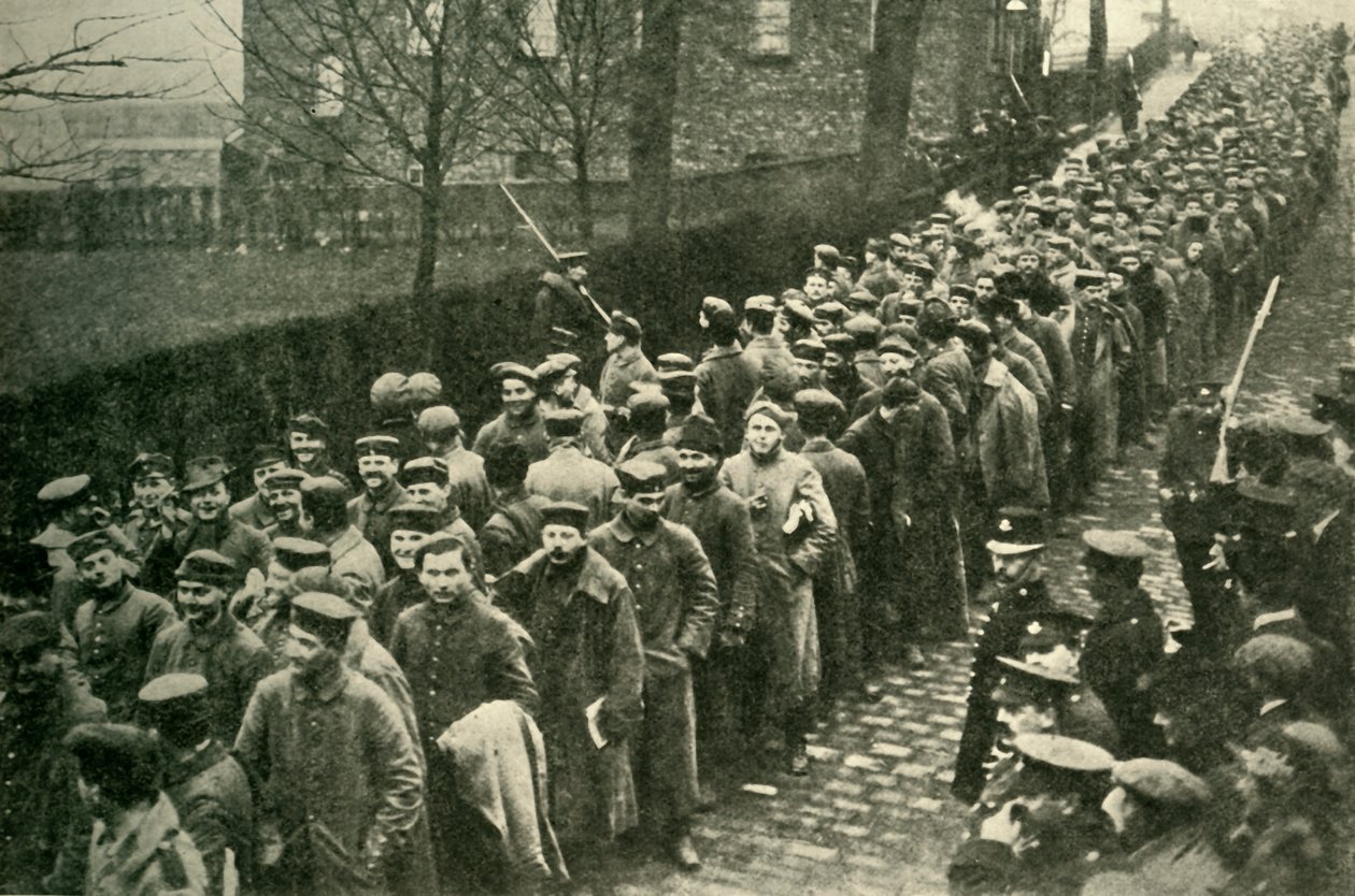 Deutsche Kriegsgefangene in Großbritannien, Erster Weltkrieg, 1915, ca. 1920 von Unbekannt