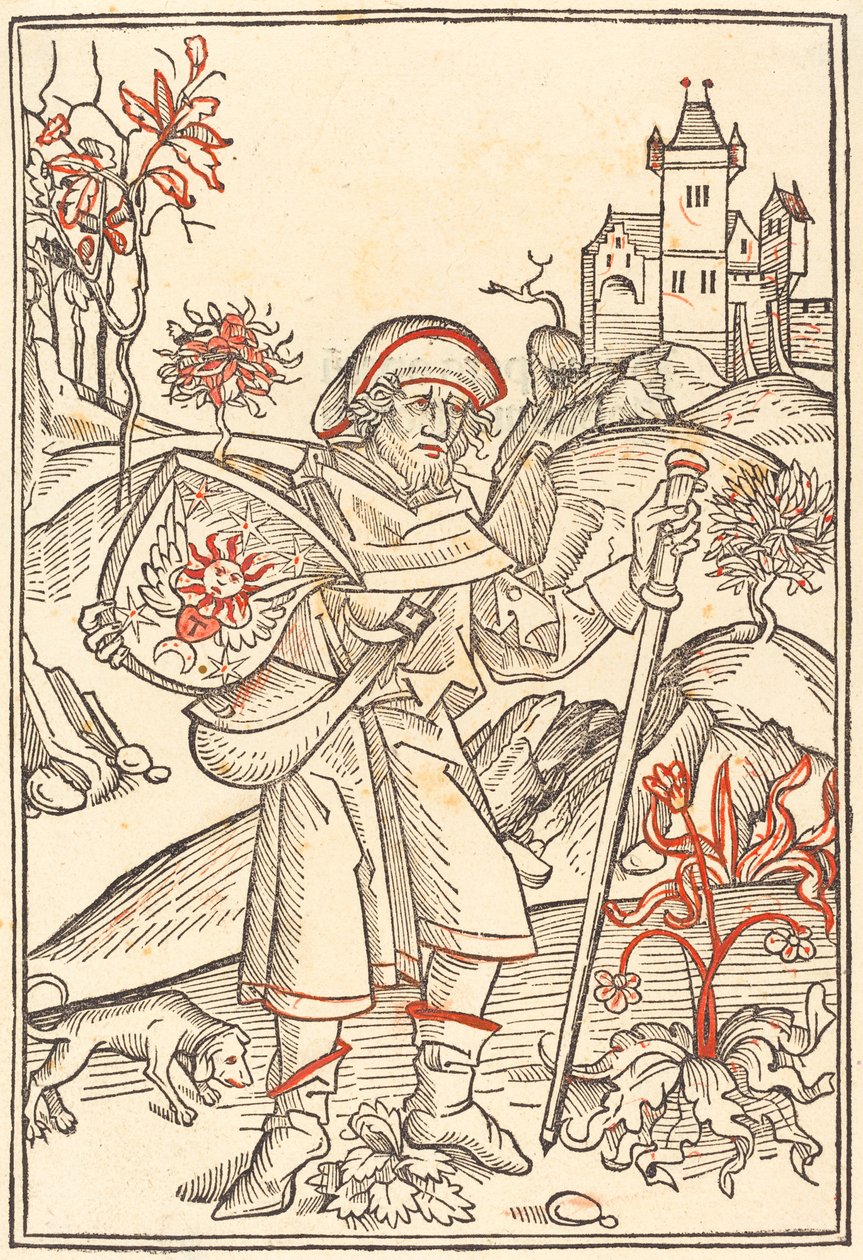 Gerson als Pilger, 1489 von Unbekannt