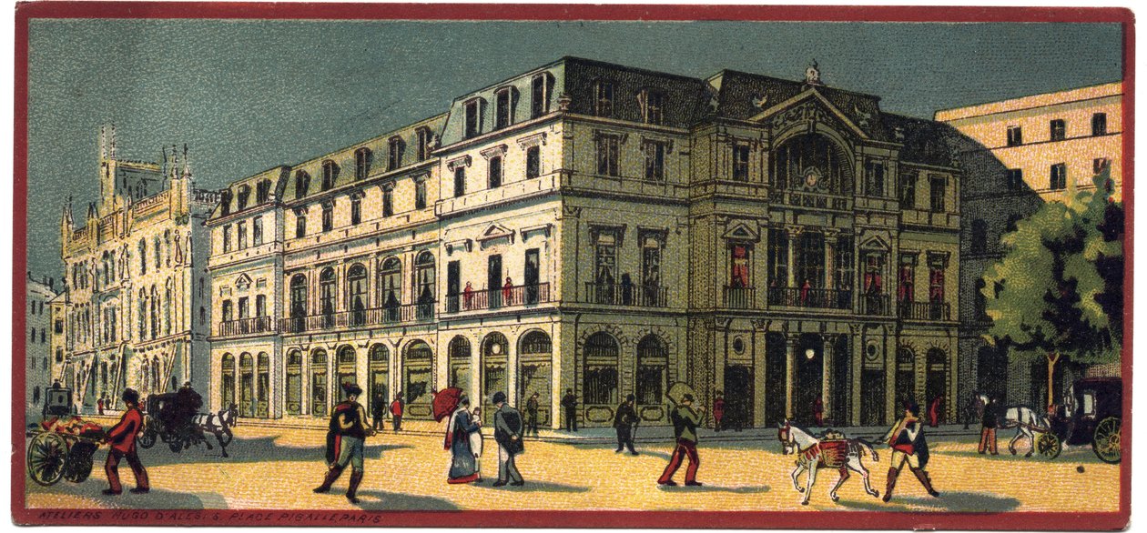 Grand Hotels: Außenansicht des Avenida Palace in Lissabon, Portugal - Karte einer Serie, die die Hotels der „Compagnie Internationale des Grands Hotels“ präsentiert, Ende 19.-Anfang 20. Jahrhundert von Unbekannt