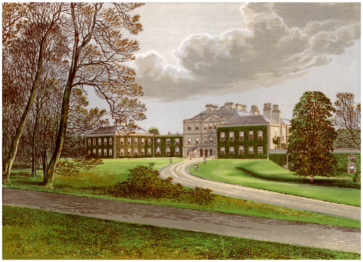 Haddo House, Aberdeenshire, Heim des Earl of Aberdeen, um 1880 von Unbekannt