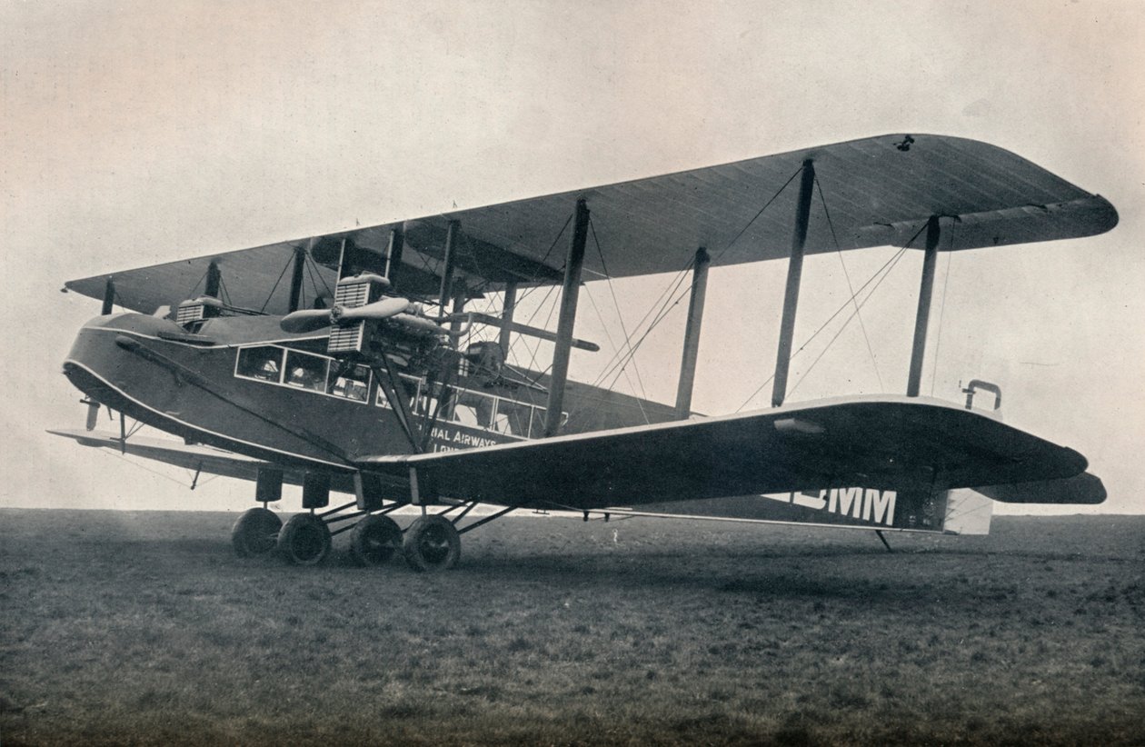 Handley-Page W.10 Passagierflugzeug im Einsatz bei Imperial Airways, 1929 von Unbekannt