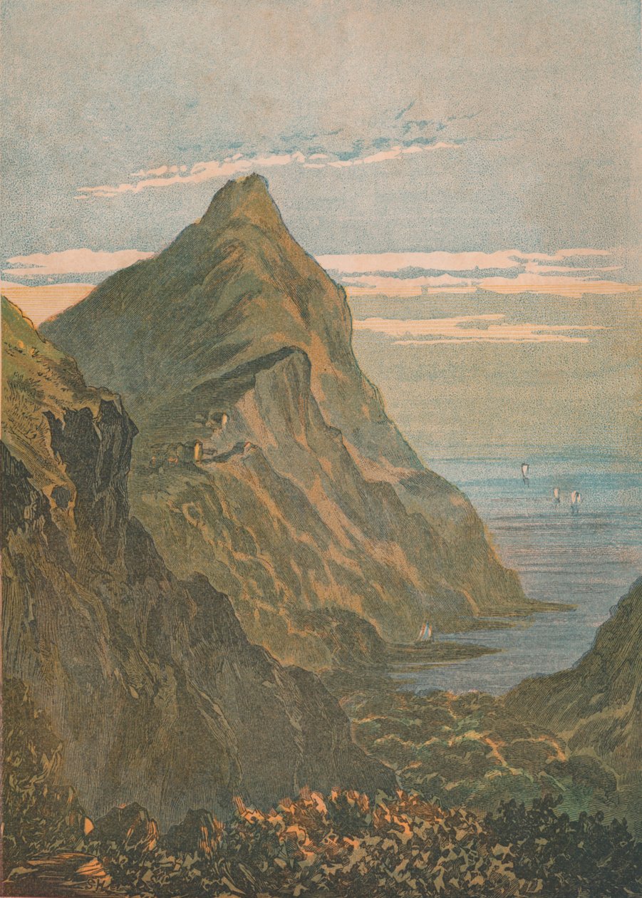 Hartland Point, in der Nähe von Clovelly, Nord-Devon, 1864 von Unbekannt
