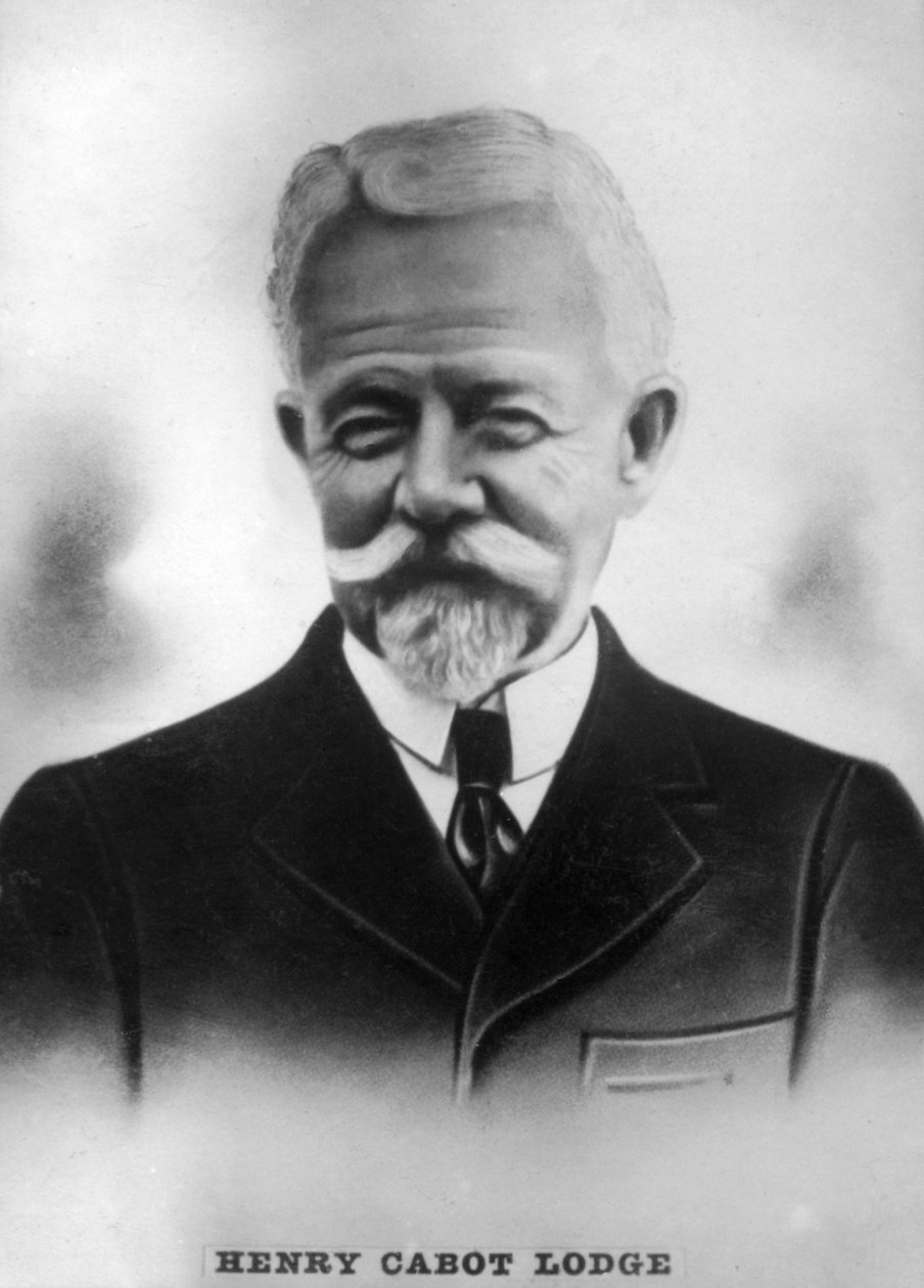 Henry Cabot Slim Lodge 1850-1924, amerikanischer republikanischer Senator und Historiker, ca. 1910 von Unbekannt