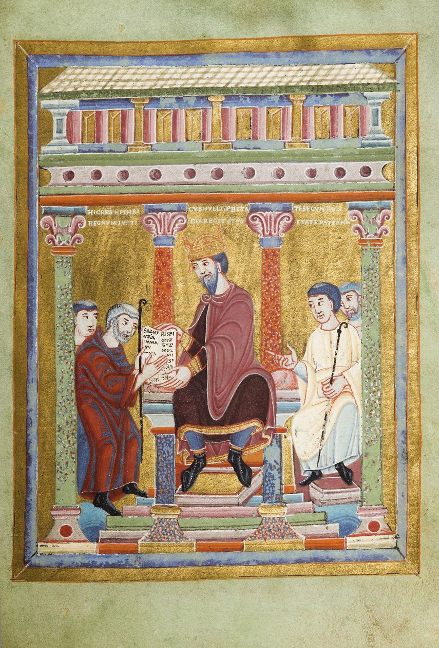 Heinrich III., Heiliger Römischer Kaiser, Evangelium für Heinrich III., 1039-1043 von Unbekannt