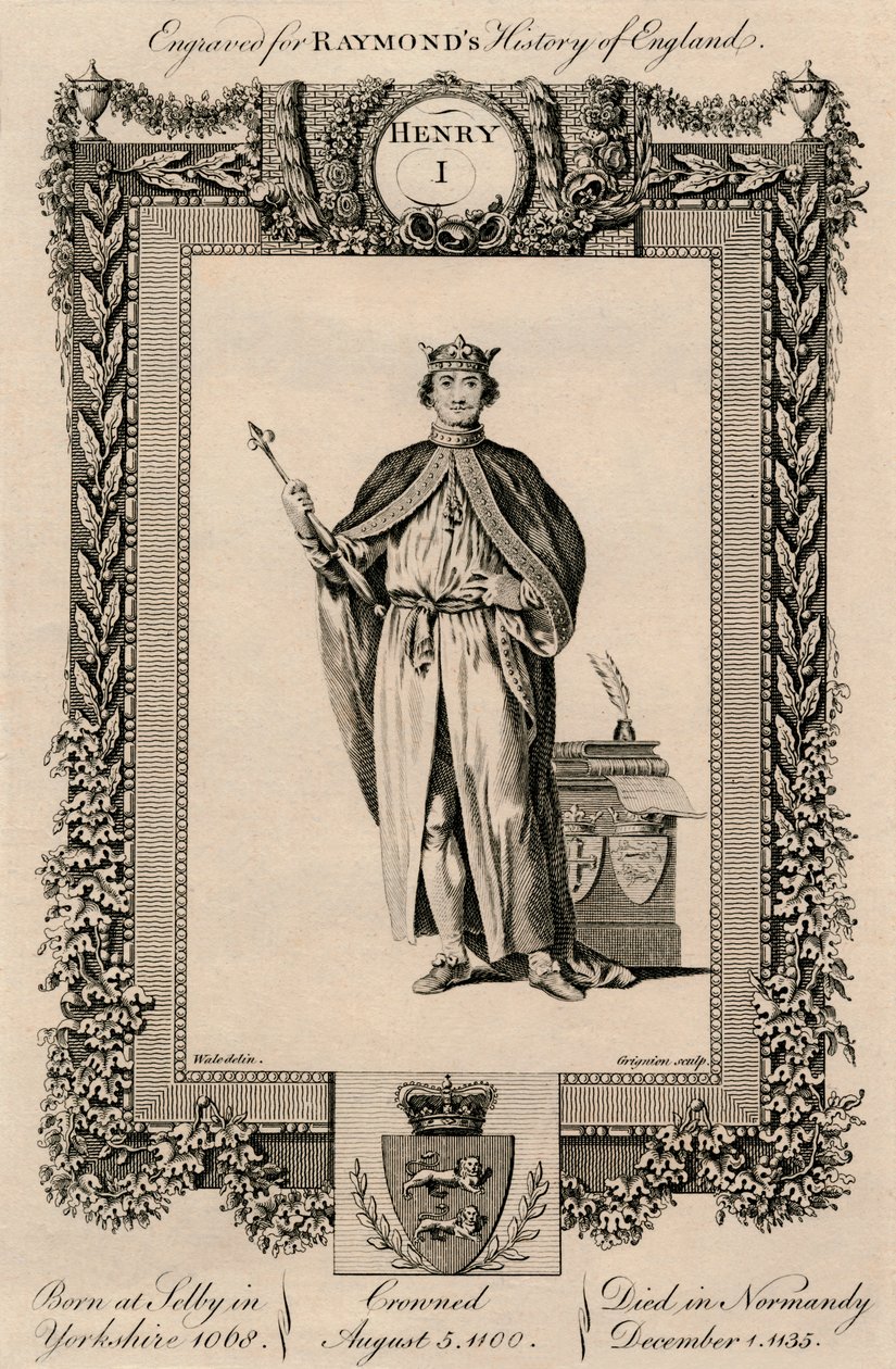 Heinrich I., 1068-1135, ca. 1787 von Unbekannt