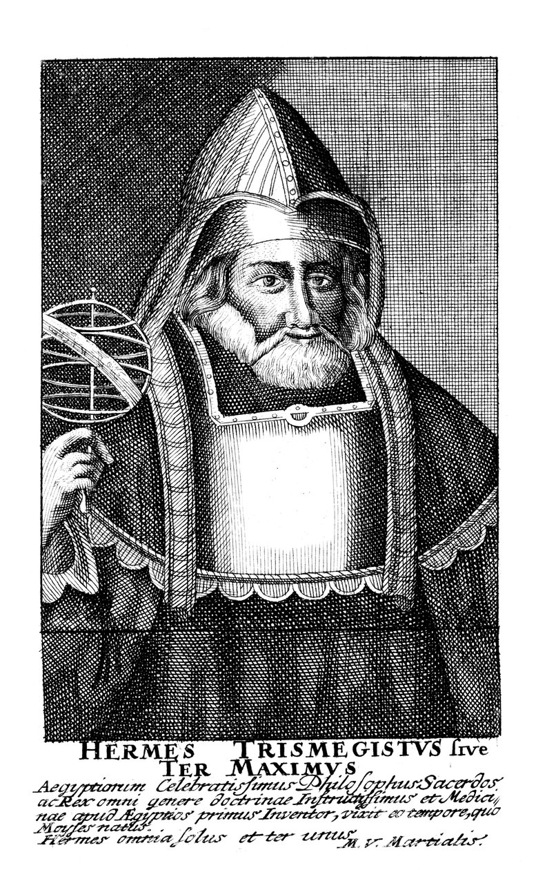 Hermes der Ägypter, Alchemist, 17. Jahrhundert von Unbekannt