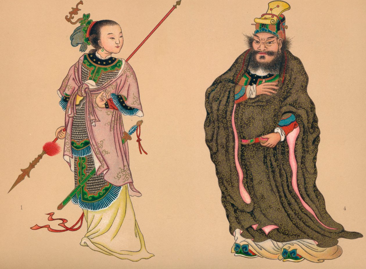 Helden und Heldinnen der chinesischen Geschichte, ca. 1903 von Unbekannt