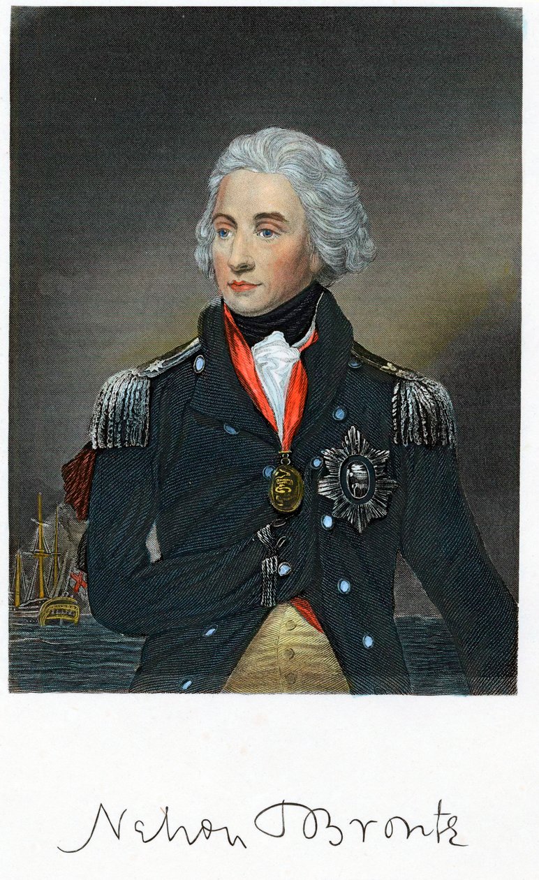 Horatio Nelson, 1. Viscount Nelson, englischer Marinekommandant von Unbekannt