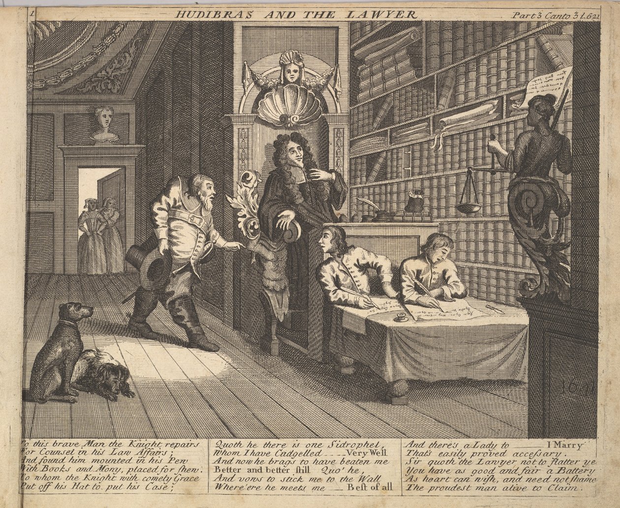 Hudibras und der Anwalt von Unbekannt