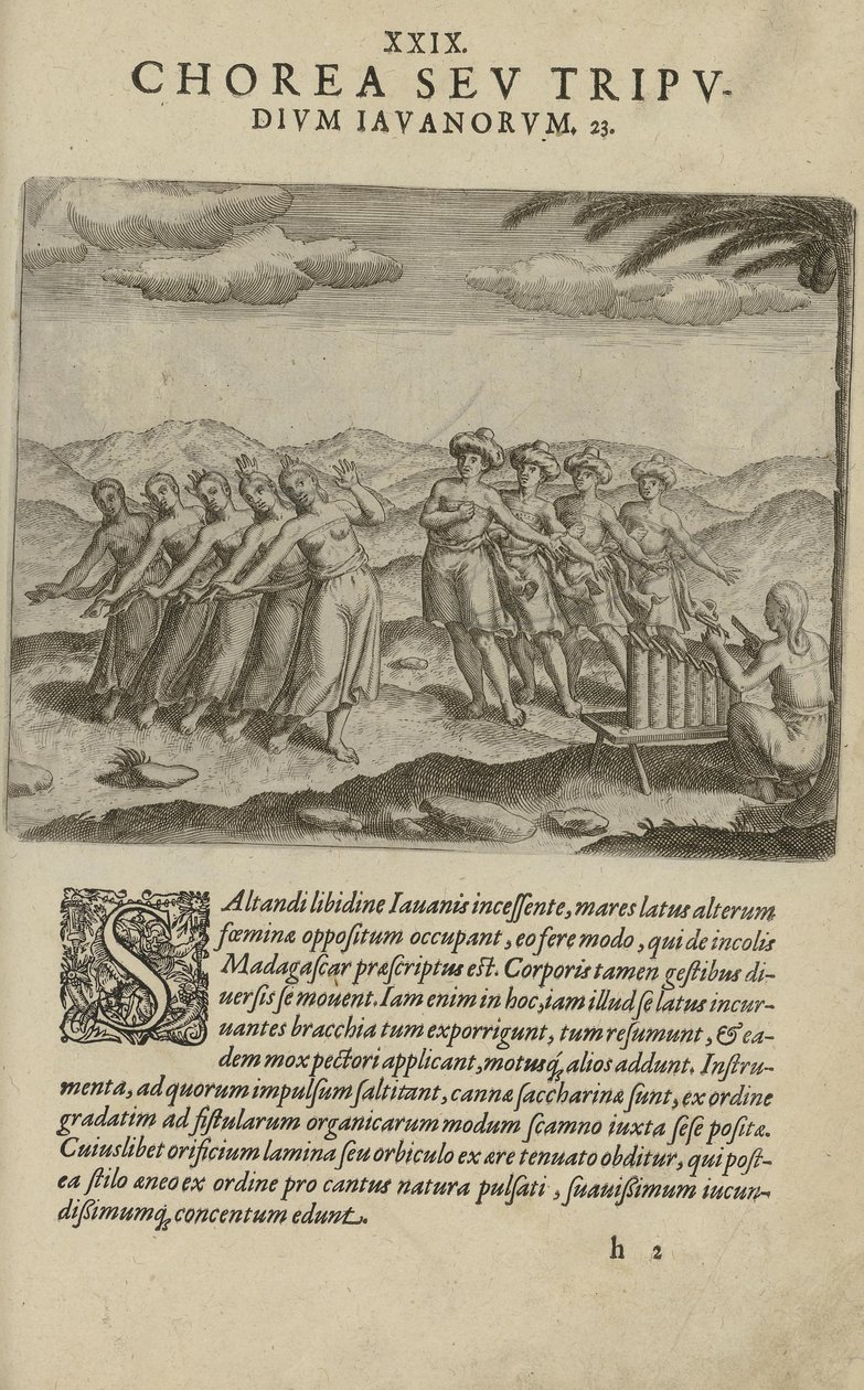 Illustration aus dem Buch India Orientalis von unbekanntem Autor und veröffentlicht von Excudebat Matthaeus Beckerus von Unbekannt
