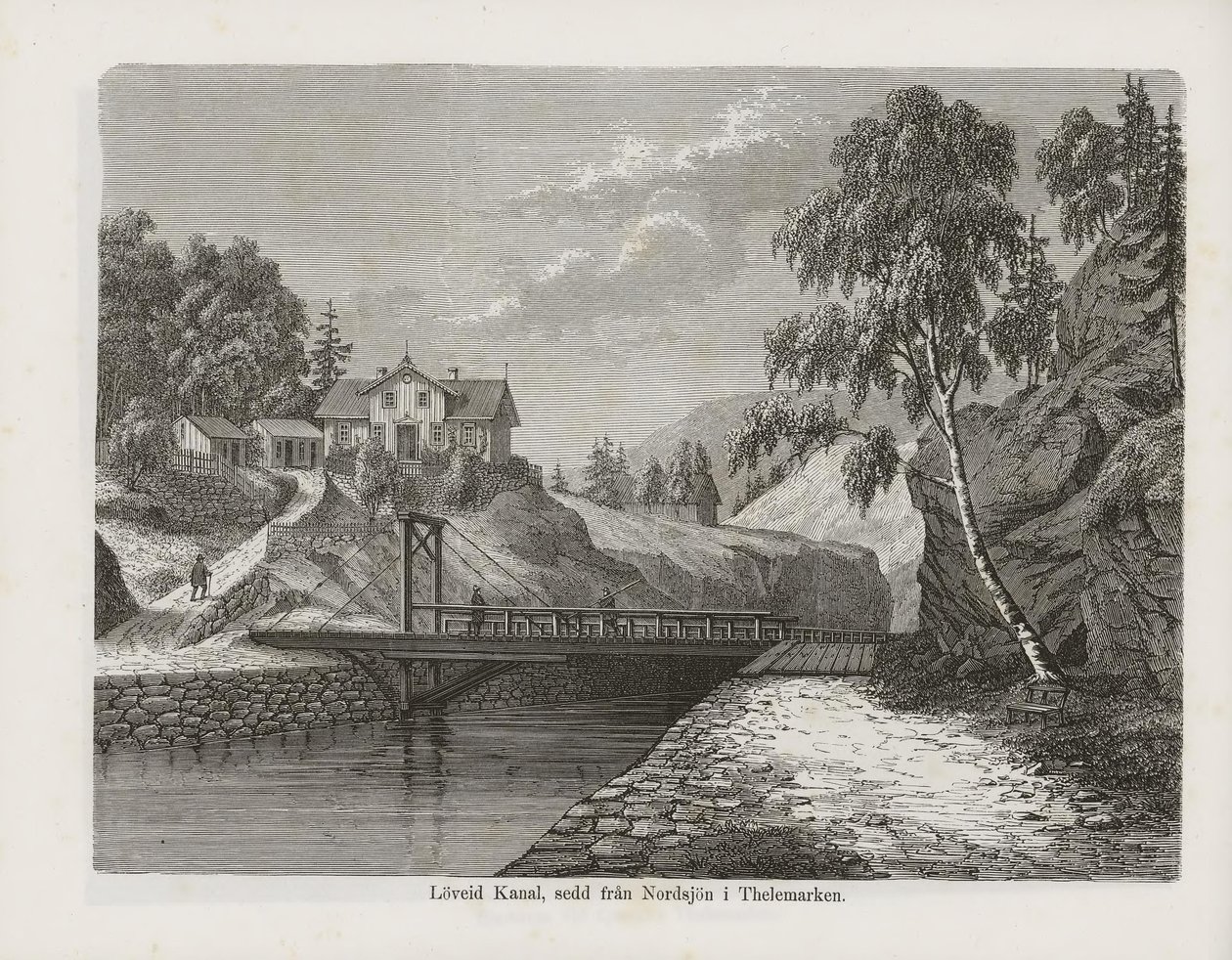 Illustration aus dem Buch Nordiska taflor von unbekanntem Autor und veröffentlicht von Albert Bonnier von Unbekannt