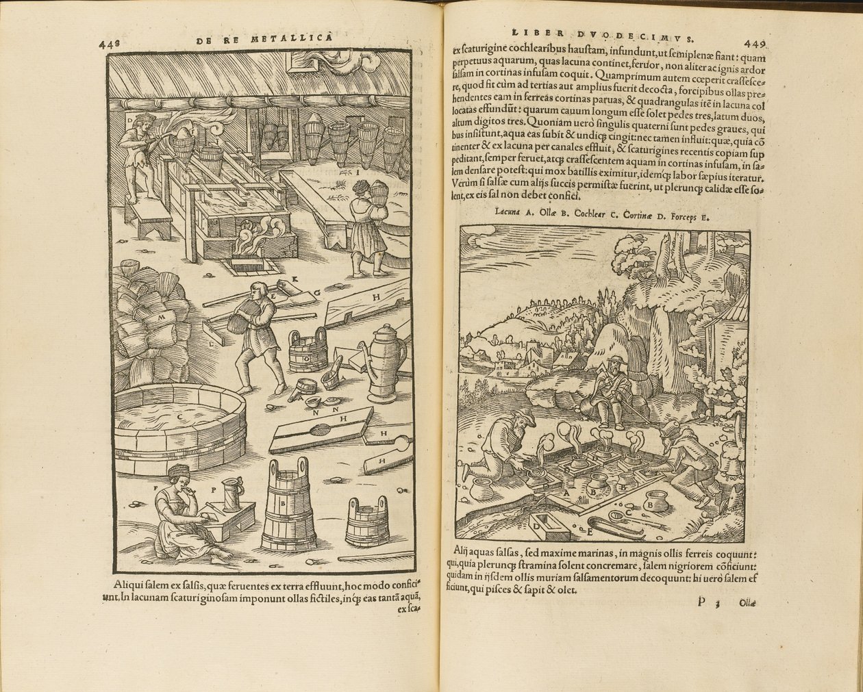 Illustration aus De re metallica libri XII von Georgius Agricola, 1556 von Unbekannt