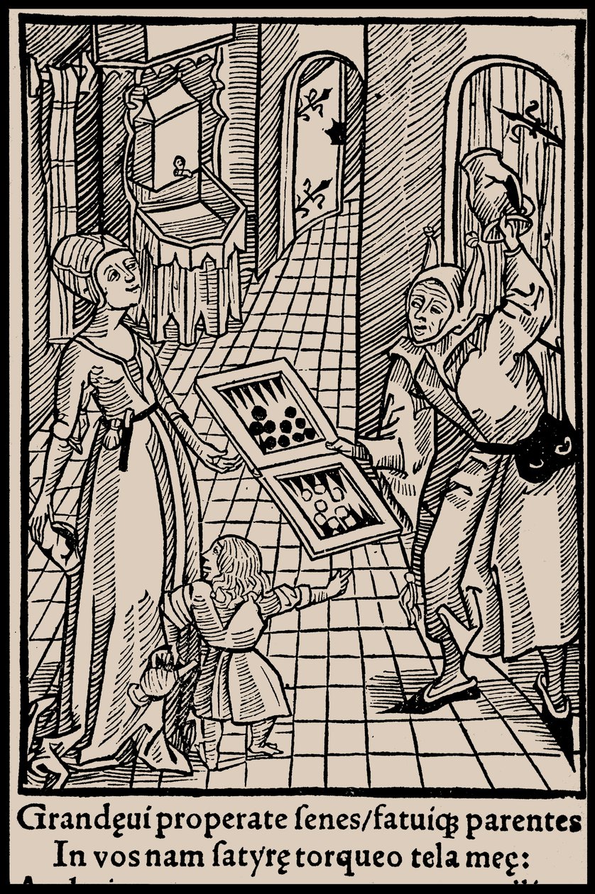 Illustration zum Buch Narrenschiff von Sebastian Brant, 1497 von Unbekannt