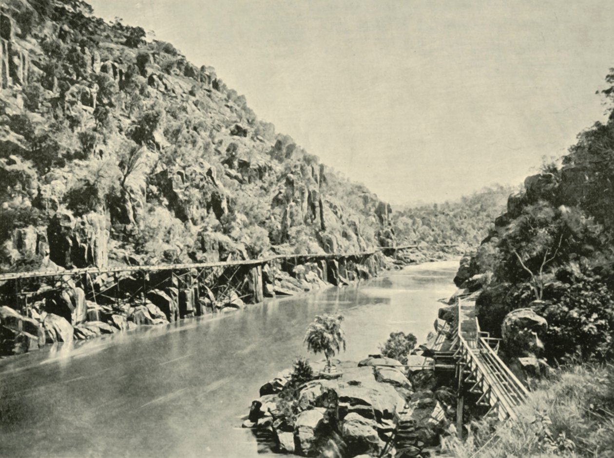 In der Cataract-Schlucht, 1901 von Unbekannt