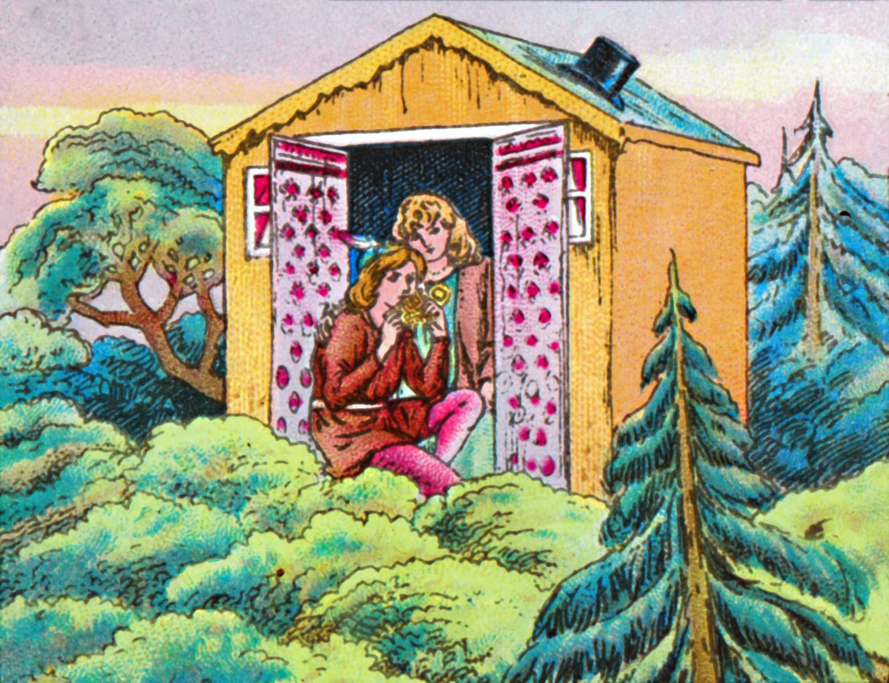 In den Baumwipfeln, ca. 1905 von Unbekannt