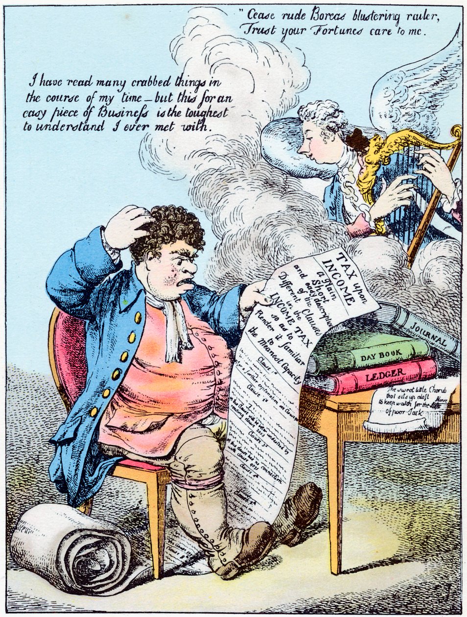 Einkommensteuer, 1798 von Unbekannt