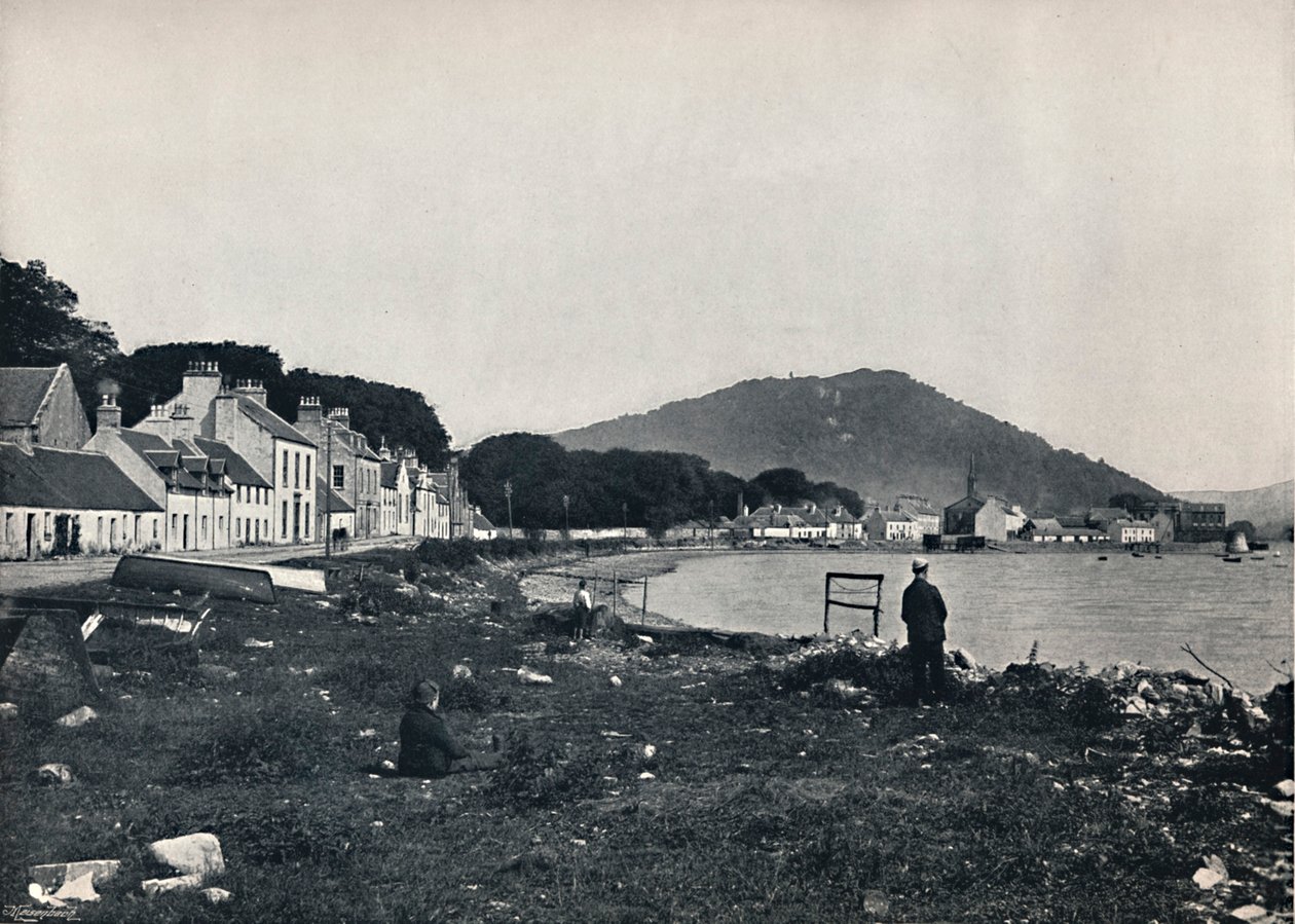Inveraray - Die Stadt und der Hügel von Duniquoich, 1895 von Unbekannt