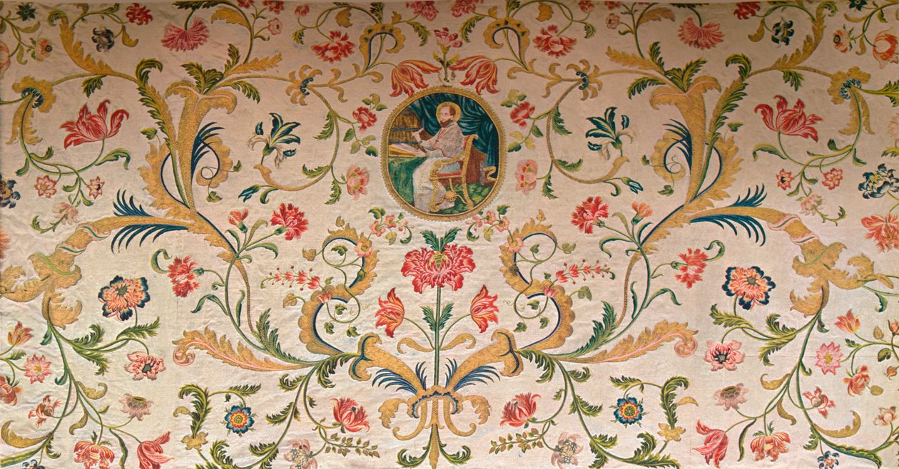 Italienisches Altartuch aus dem 17. Jahrhundert, ca. 1660 von Unbekannt