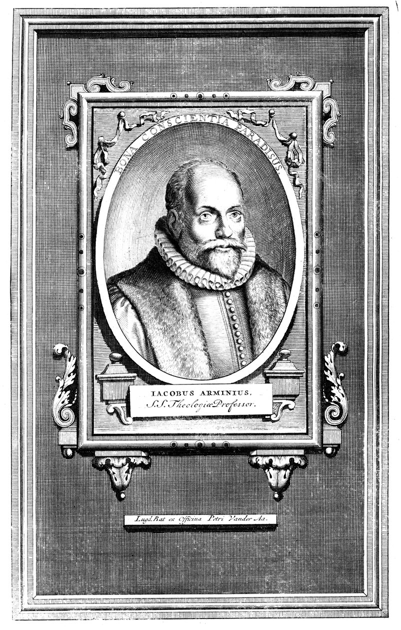 Jacobus Arminius, niederländischer Theologe und Professor für Theologie an der Universität Leiden von Unbekannt