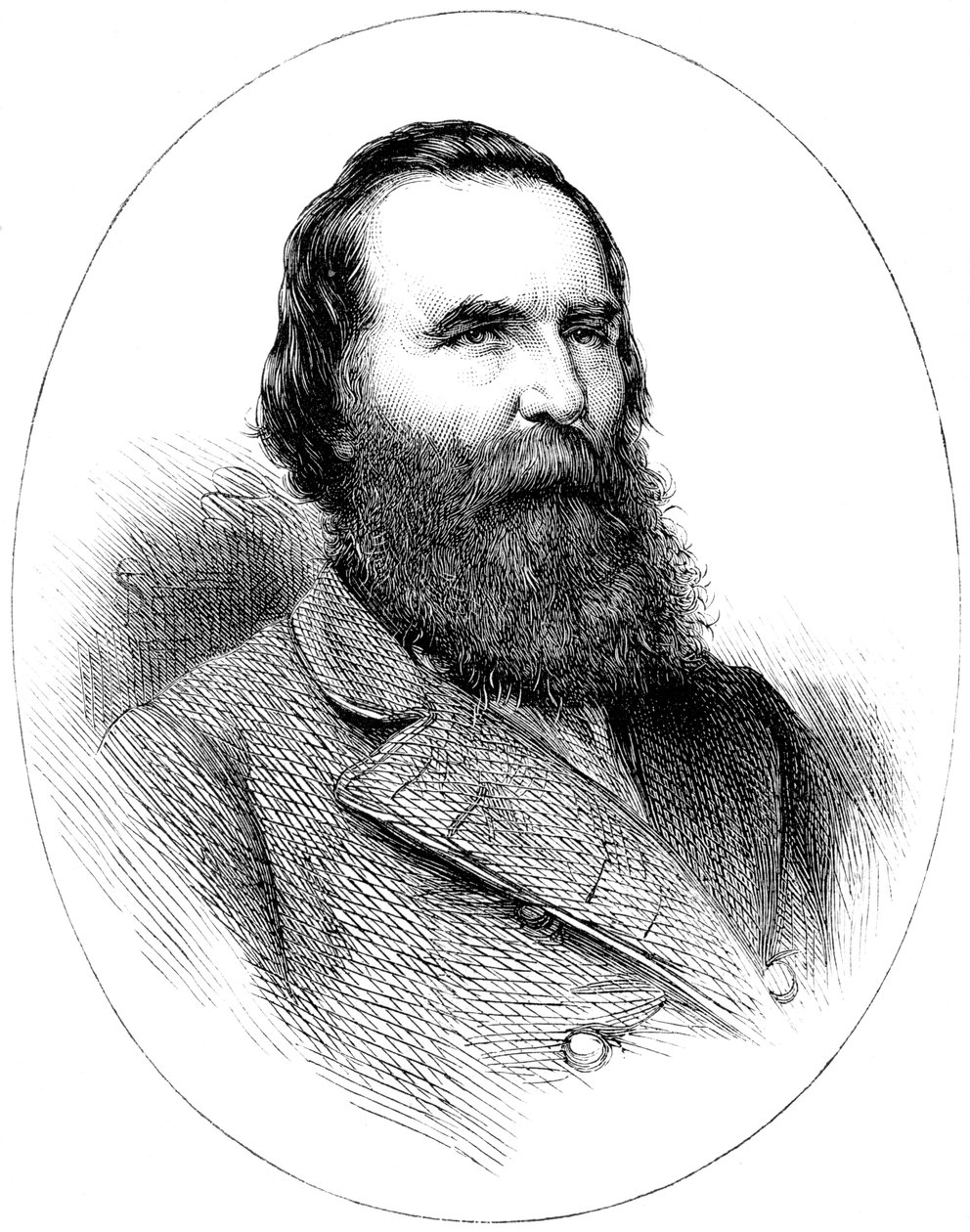 James Longstreet, konföderierter General des amerikanischen Bürgerkriegs, ca. 1880 von Unbekannt