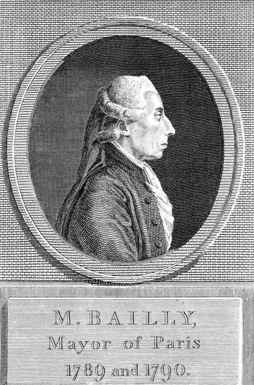 Jean Sylvain Bailly 1736-1793, französischer Astronom, Schriftsteller und Politiker von Unbekannt