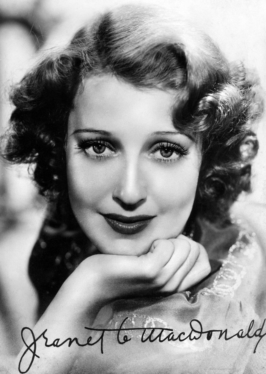 Jeanette MacDonald, amerikanische Sängerin und Schauspielerin von Unbekannt