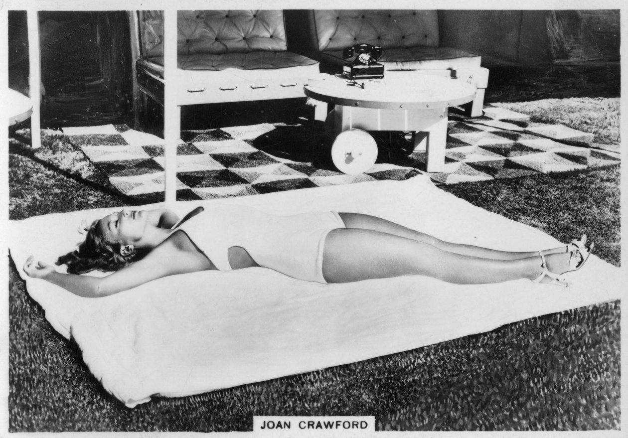 Joan Crawford, amerikanische Schauspielerin und Filmstar, 1938 von Unbekannt