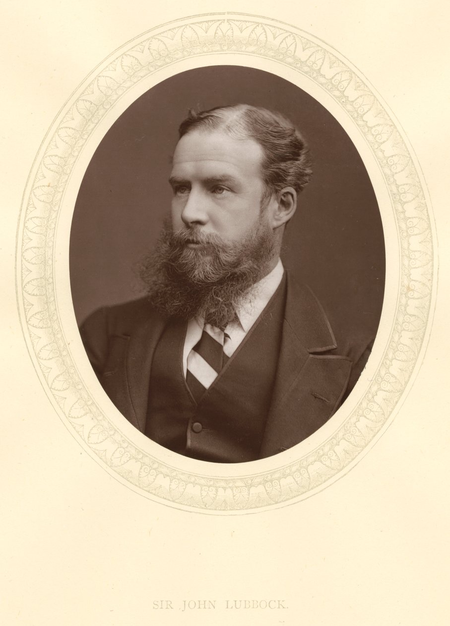 John Lubbock, erster Baron Avebury, englischer Bankier, Archäologe, Naturforscher und Politiker, um 1880 von Unbekannt