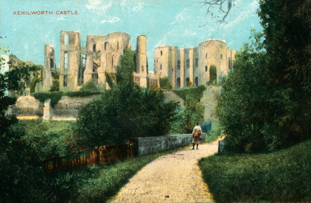 Kenilworth Castle, spätes 19. - frühes 20. Jahrhundert von Unbekannt