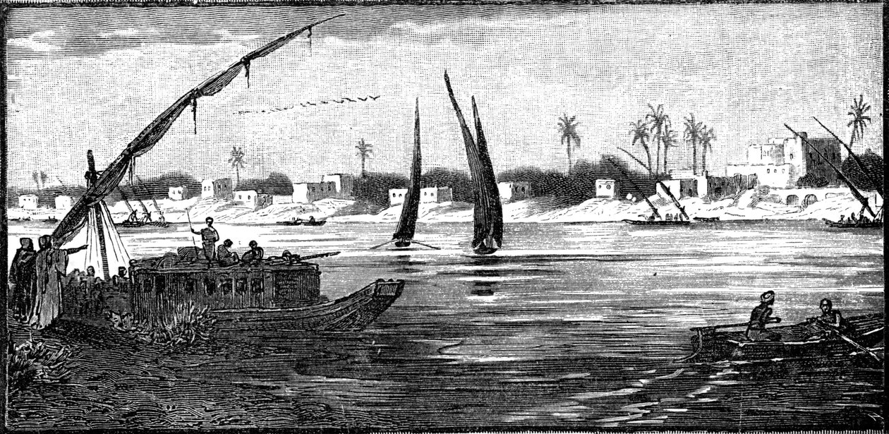 Khartum, Hauptstadt des Sudan, 1900 von Unbekannt