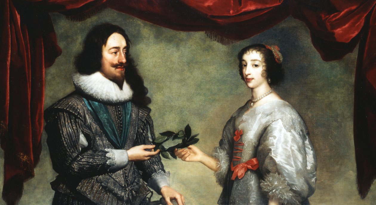 König Karl I. 1600-1649 und Königin Henrietta Maria 1609-1669 von Unbekannt