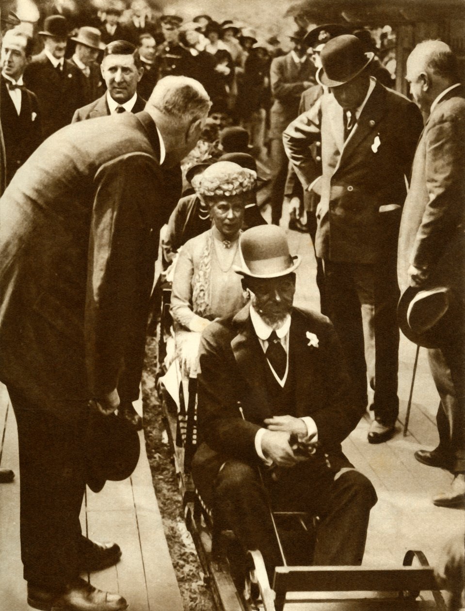 König George V. und Königin Mary...Britische Empire-Ausstellung, Wembley, London, 1925, 1935 von Unbekannt