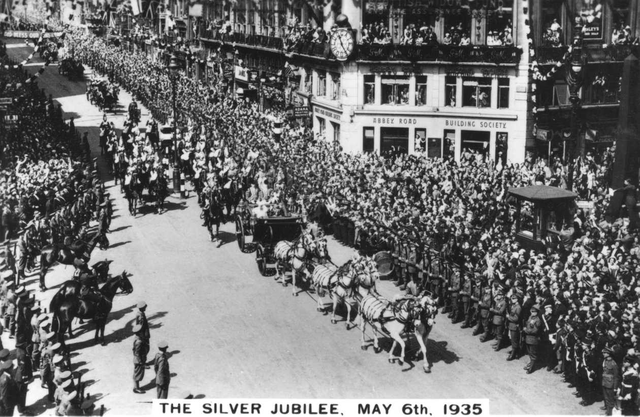 Silbernes Jubiläum von König Georg V., London, 6. Mai 1935 von Unbekannt