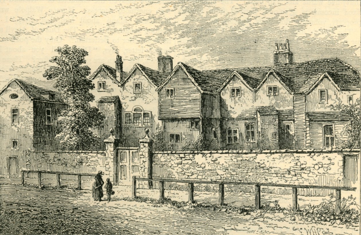 Kirby Castle, Bethnal Green, Das Haus des blinden Bettlers, um 1872 von Unbekannt