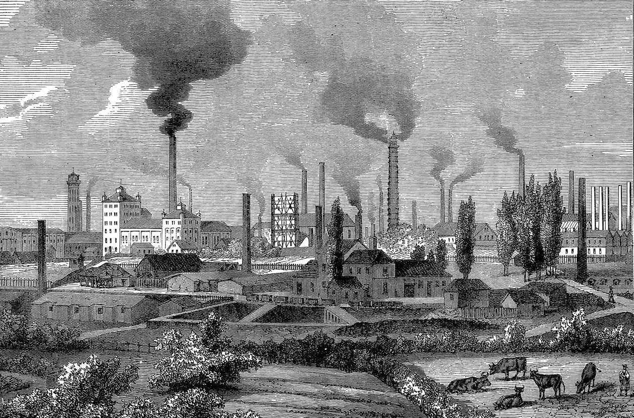 Krupps Werke, Essen, Deutschland, 1896 von Unbekannt