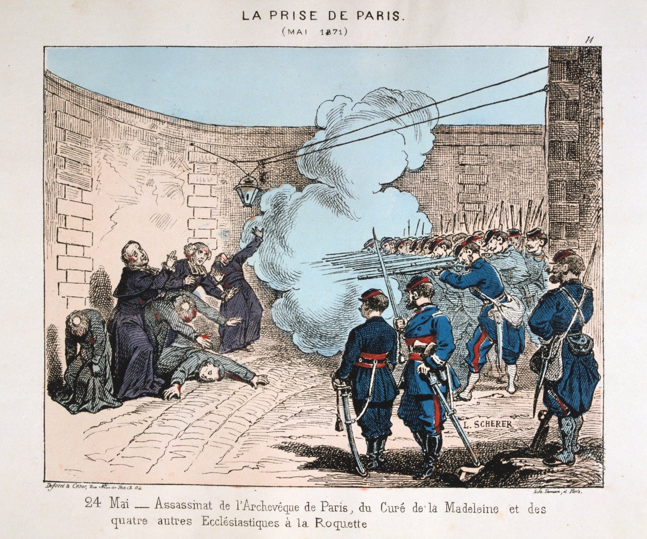 Die Einnahme von Paris, 24. Mai 1871 von Unbekannt