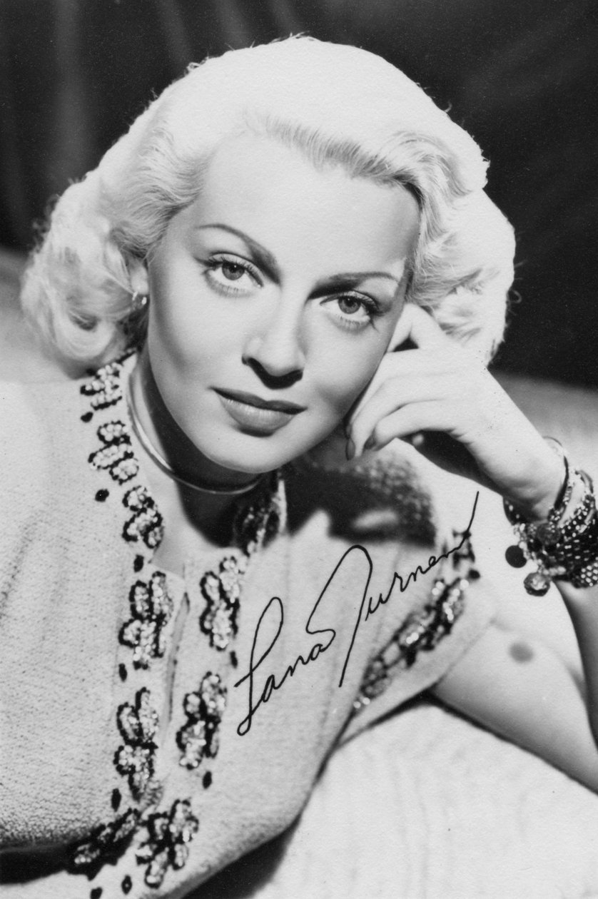 Lana Turner, amerikanische Schauspielerin von Unbekannt