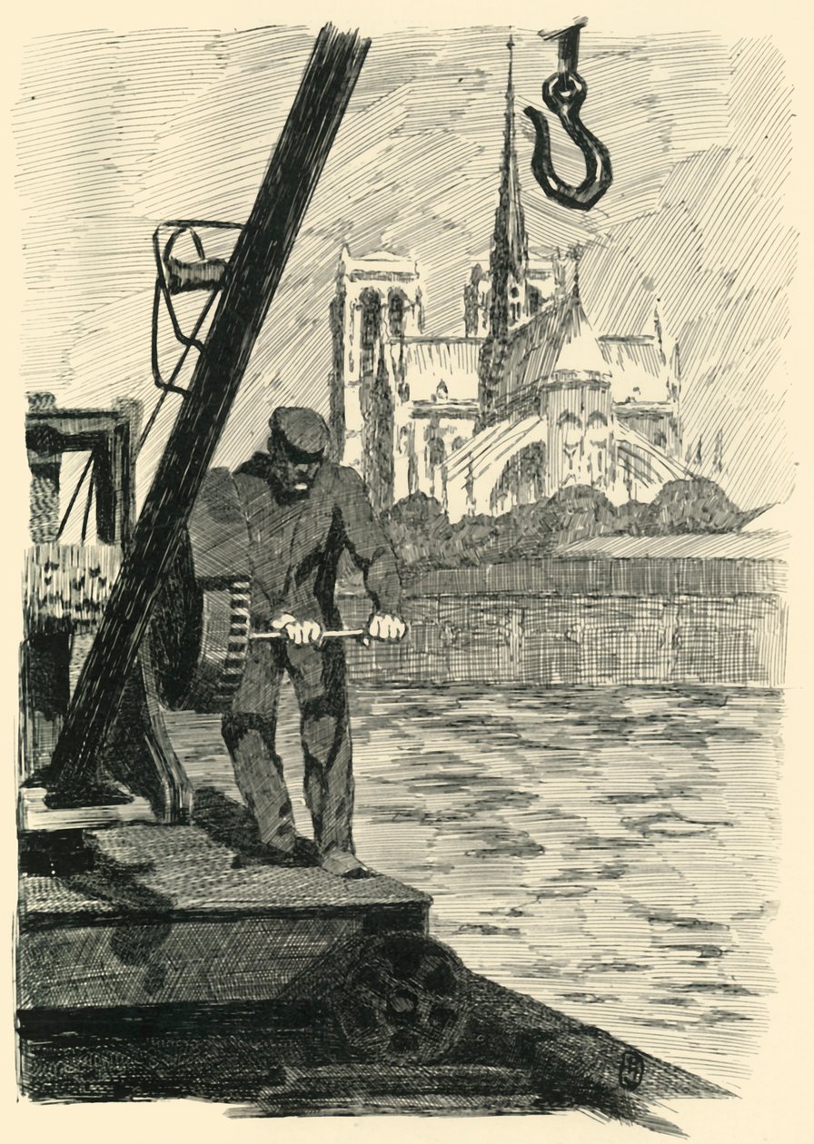 Le Chevet de Notre-Dame, Le Matin, 1903 von Unbekannt